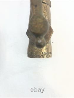 Antique Fire Hose Nozzle Foamite American LaFrance Fire Engine Co Brass Vintage