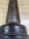 Antique Fire Hose Nozzle G. S. Wood Chicago Il Solid Brass / Bronze