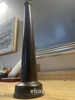 Antique Fire Hose Nozzle G. S. Wood Chicago IL Solid Brass / Bronze