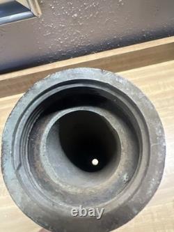 Antique Fire Hose Nozzle G. S. Wood Chicago IL Solid Brass / Bronze