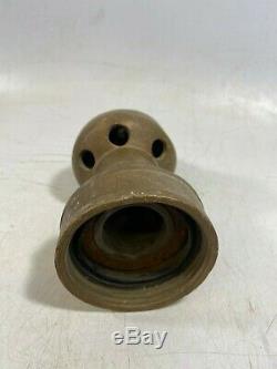 Antique Fire Hose Nozzle RARE Brass Self Propelling Pat. Aug 22 1922 Tear drop