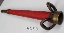 Antique Fire Hose Nozzle Solid Brass