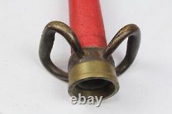 Antique Fire Hose Nozzle Solid Brass