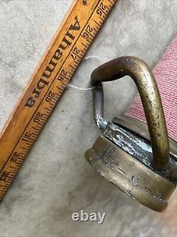 Antique Fire Hose Nozzle Solid Brass Hb Sherman Mfg Co