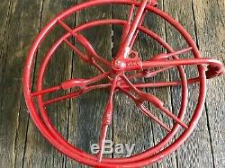 Antique Fire Hose Reel, W&K CoFire Hose Reel, Wirt & Knox Fire Hose Reel