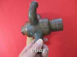 Antique Fire Nozzle Cellar Nozzle Solid Brass (Hayward) RARE