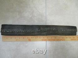 Antique Fireman Leather Riveted Fire Hose 1 & 1/2' Section