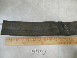 Antique Fireman Leather Riveted Fire Hose (2' Section)