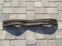 Antique Fireman Leather Riveted Fire Hose 3' Section (extremely Rare)