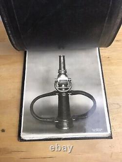 Antique Pearse Fire Nozzle Hose Factory Display Bound Photo Book