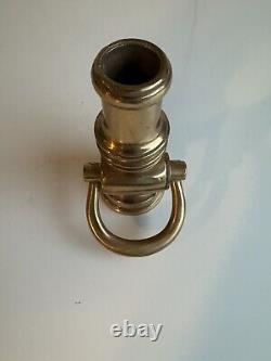 Antique Polished Fire Department Nozzle