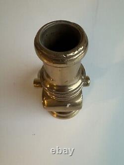 Antique Polished Fire Department Nozzle