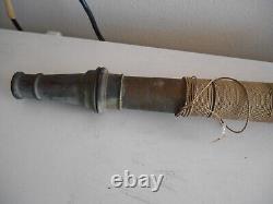 Antique Powhatan B & I Works 30 Fire Hose Nozzle with Swivel Handle