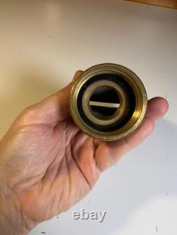 Antique Powhatan Brass Works Fire Hose Nozzle Reducer Ranson West Virginia c1910