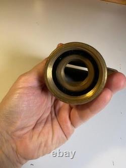 Antique Powhatan Brass Works Fire Hose Nozzle Reducer Ranson West Virginia c1910