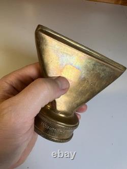 Antique Powhatan Brass Works Fire Hose Nozzle Reducer Ranson West Virginia c1910