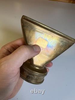Antique Powhatan Brass Works Fire Hose Nozzle Reducer Ranson West Virginia c1910