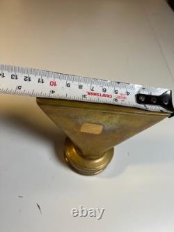 Antique Powhatan Brass Works Fire Hose Nozzle Reducer Ranson West Virginia c1910