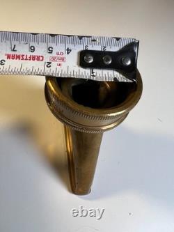 Antique Powhatan Brass Works Fire Hose Nozzle Reducer Ranson West Virginia c1910