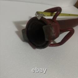 Antique Solid Brass 30 Fire Hose Nozzle Playpipe Firefighting Newburyport MA