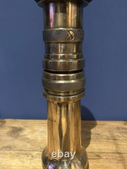 Antique Solid Brass Fire Hose Nozzle