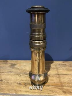 Antique Solid Brass Fire Hose Nozzle