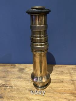 Antique Solid Brass Fire Hose Nozzle