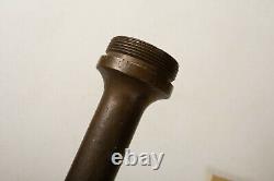 Antique Solid Bronze Fire Fog Nozzle (G2L) HPS Fogger 16 2.25 Fitting Nautical