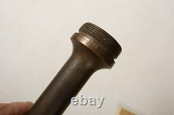Antique Solid Bronze Fire Fog Nozzle (G2L) HPS Fogger 16 2.25 Fitting Nautical