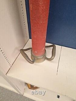 Antique Vintage Copper and Brass Fireman's Fire Hose Nozzle 1954