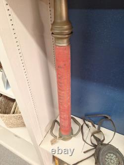 Antique Vintage Copper and Brass Fireman's Fire Hose Nozzle 1954