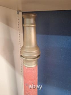 Antique Vintage Copper and Brass Fireman's Fire Hose Nozzle 1954