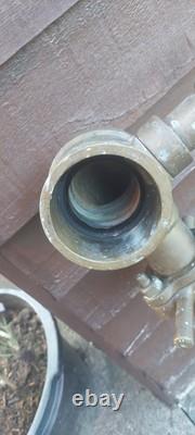 Antique Vintage Fireman's Nozzle Brass Fire Brigade's Fire Hose 16 INCHES