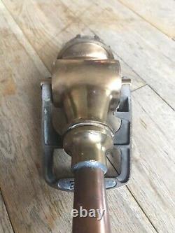 Antique Vintage Original Brass Copper Rare Fire Hose Branch Nozzle