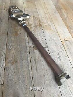 Antique Vintage Original Brass Copper Rare Fire Hose Branch Nozzle