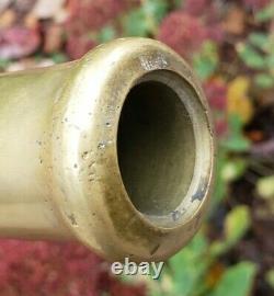 Antique Vintage Original Solid Brass Fire Hose Nozzle 12