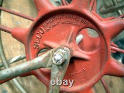 Antique WALL MOUNT FIRE HOSE REEL 21 from Florida & Michigan