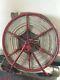 Antique Wirt & Knox Fire Hose Reel With 2 Hose And Brass Fitting 16 H Great