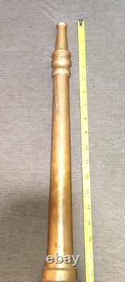 Antique brass fire hose nozzle, good condition