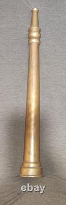 Antique brass fire hose nozzle, good condition