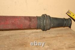 Antique c. 1900 Elkhart Brass Mfg. Co. Fire Department 30 Hose Nozzle