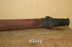 Antique c. 1900 Elkhart Brass Mfg. Co. Fire Department 30 Hose Nozzle