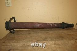 Antique c. 1900 Elkhart Brass Mfg. Co. Fire Department 30 Hose Nozzle