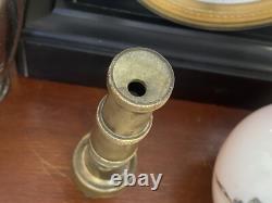 Antique fire extinguisher hose nozzle bronze Victorian