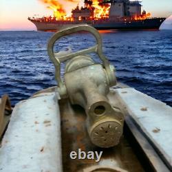 Antique fire hose nozzle The Fog Nozzle Company Seal Brass