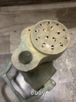 Antique fire hose nozzle The Fog Nozzle Company Seal Brass