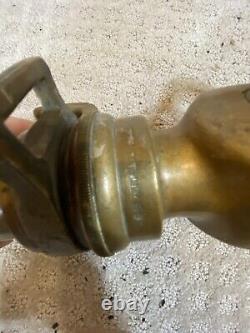 Antique large Car 40 Pat July 1919 fire hose nozzle 80S1