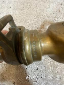 Antique large Car 40 Pat July 1919 fire hose nozzle 80S1