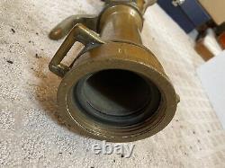 Antique large Car 40 Pat July 1919 fire hose nozzle 80S1