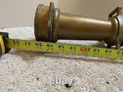 Antique large Car 40 Pat July 1919 fire hose nozzle 80S1